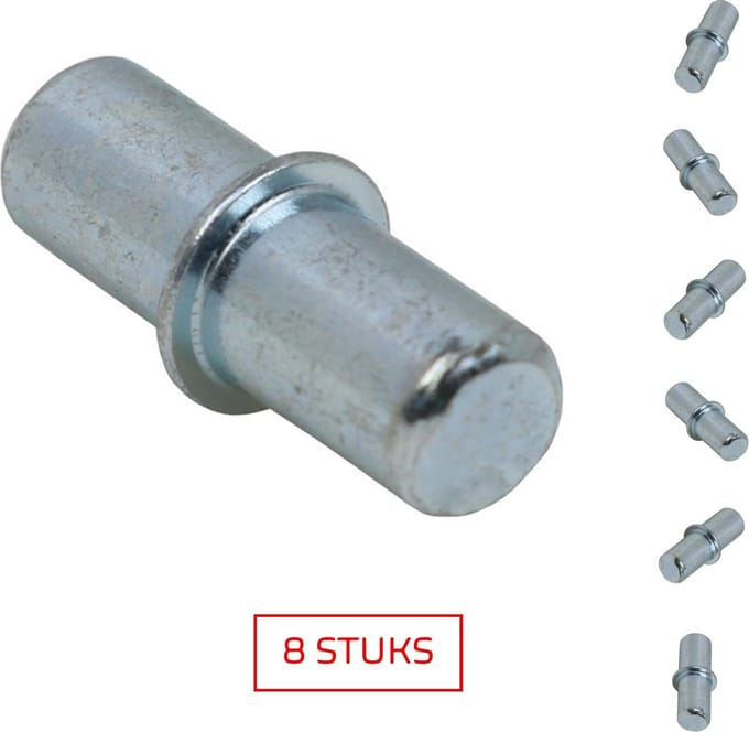 TQ4U kastplankdrager - Duplo - Metaal verzinkt - Ø 5 mm - 8 stuks