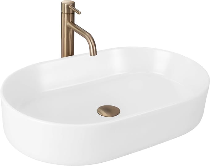 Countertop Basin Rea NADIA 60 WHITE MATT