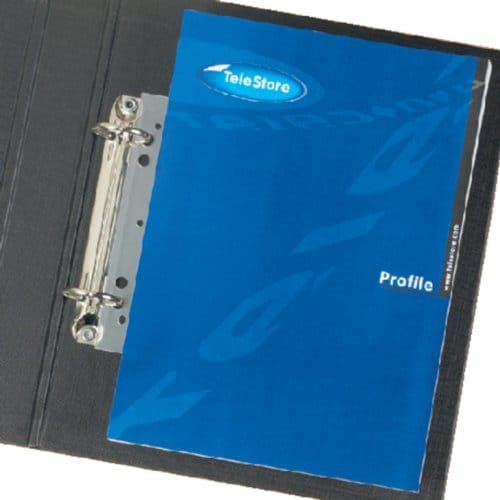 Opbergstrip Djois filestrip 125mm 2rings transparant 50 stuks