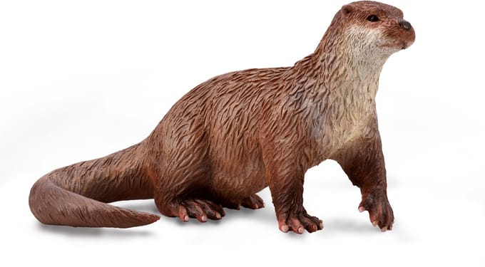 COLLECTA Figurine - Otter - (M) - Wilde Dieren - Handgeschilderd - Miniatuur