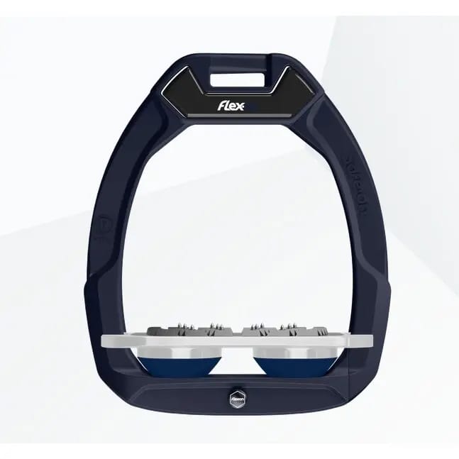 Veiligheidsstijgbeugels Plat Ultra Grip Marine/Grijs/Marine Flex-On Safe-On