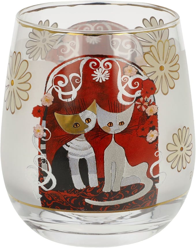 Goebel - Rosina Wachtmeister | Windlicht Templi dell amore | Glas - 9cm