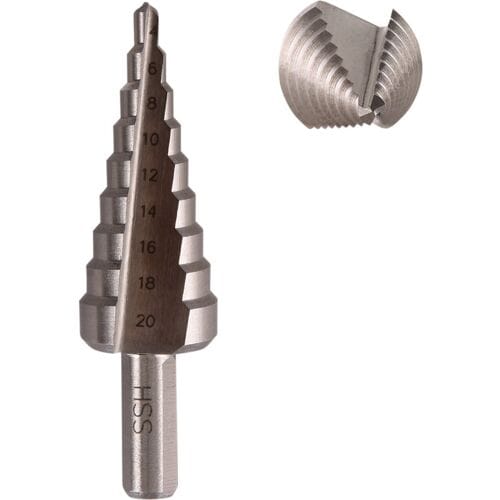 Raltec Boorhulp 9-traps meerfasenboor