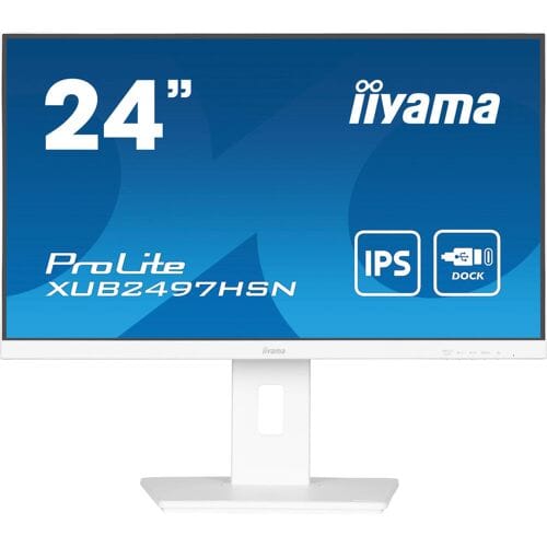 24" iiyama ProLite XUB2497HSN-W2 - 1920x1080 - 100Hz - IPS - 65W USB-C