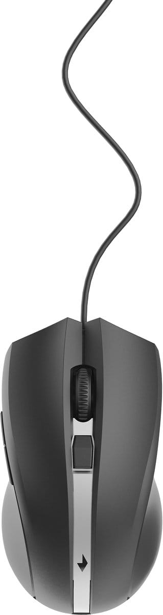 Gembird G-laser wired mouse - Muis - Laser - 6 knoppen - Zwart