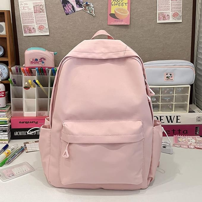 Cartable pour enfants Fille d'école primaire Collège Lettres Sac à dos étudiant de lycée