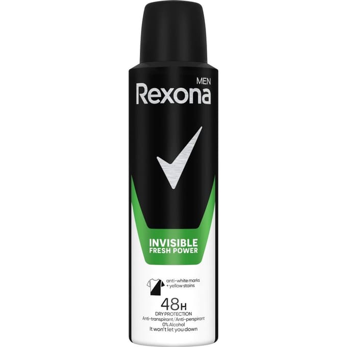Rexona Men - Onzichtbare Frisheid Antiperspirant Spray - 48 Uur Bescherming - Technologie MotionSense™