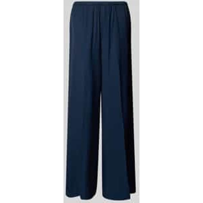 Loose fit pull-on broek van pure viscose