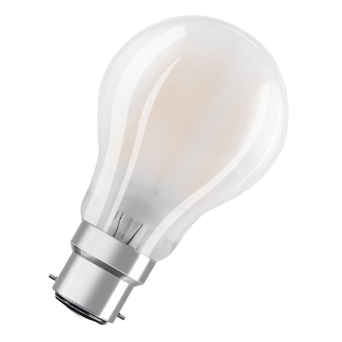 OSRAM LED lamp B22d Classic 827 6,5W 2per pak mat