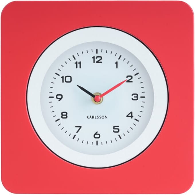 Karlsson wandklok new vintage bright red- Ø22cm