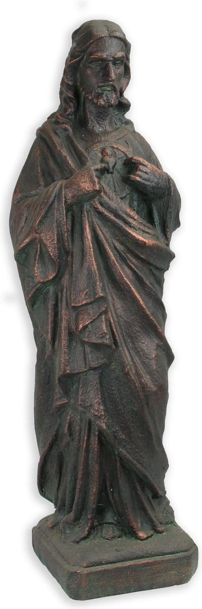 Beeld - Heilig Hart - Jezus - MGO sculptuur - 82,1 cm hoog