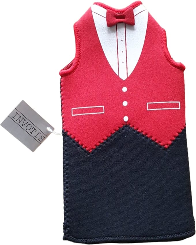 Invotis Butler Wijnfleshoes - Rood/Wit