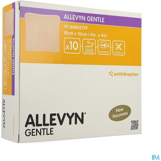 Allevyn Gentle Kp Foam 10cm X 10cm 10 66802129