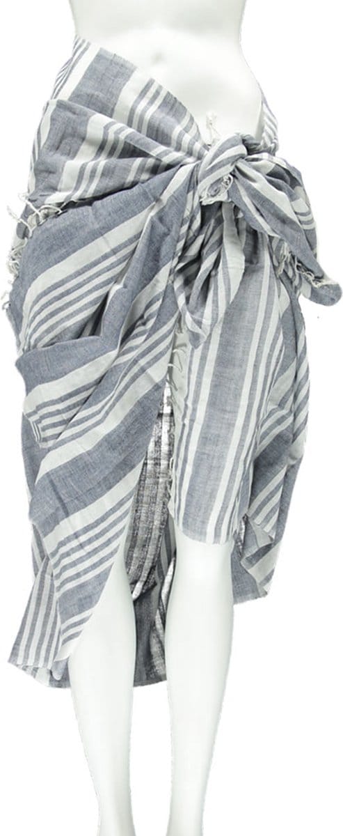 Pareo Omslagdoek Beach Navy