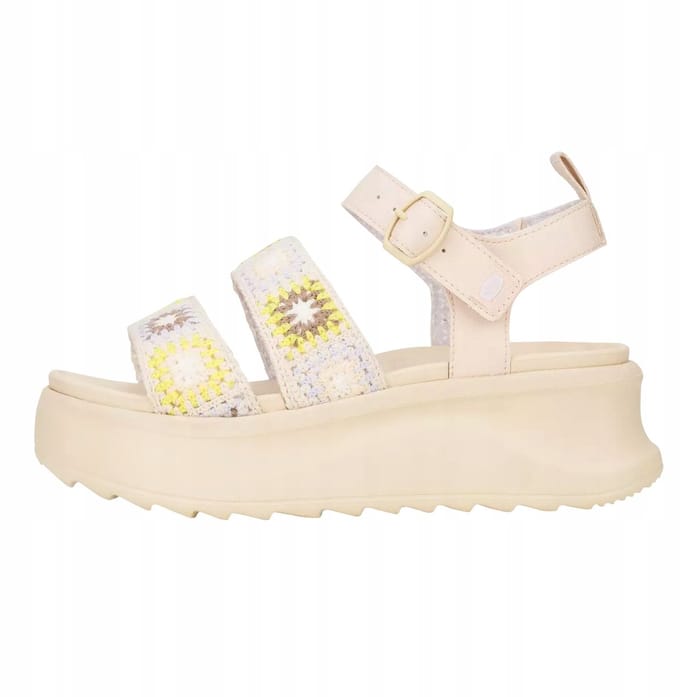 Hey Dude Delray Buckle - Dames Sandaal - Egret/Lavendel/Multicolor