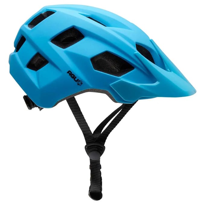 AGU XC - MTB Helm - Unisex - 52-58cm - In-mould - Verwijderbaar Vizier - Blauw - EN1078