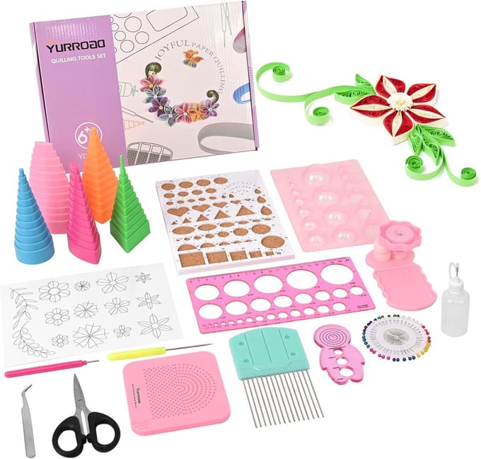 Complete Quilling Gereedschapsset - 19 Delen voor Papieren Creaties