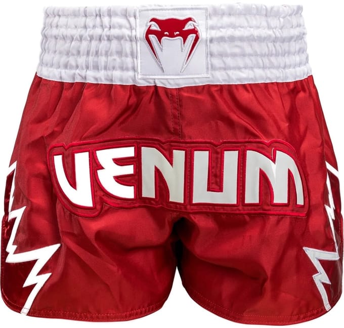 Venum Inferno Muay Thai Kickboks Shorts Rood Wit - S