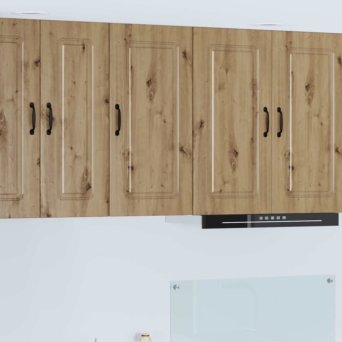 vidaXL - Vaatwasserpaneel - Kalmar - Artisan - Eiken - 40 - x - 31 - x - 80 - cm