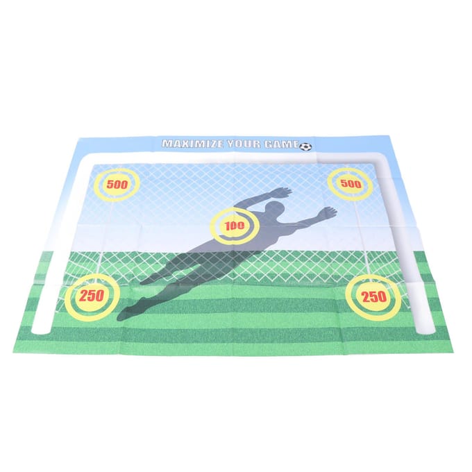 Voetbal Trainingsmat Effectieve Draagbare Voetbal Schop Trappen Rate Trainingsmat voor Voetbaltraining white