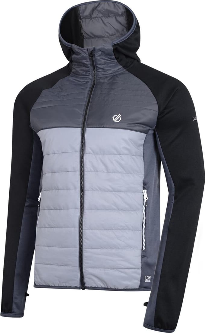 Dare 2b Jas Hybride Heren Polyester Zwart/grijs Maat Xxs