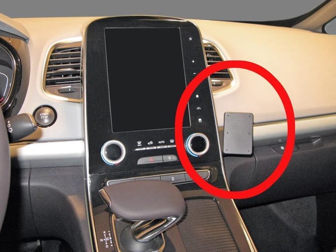 Brodit ProClip houder geschikt voor Renault Espace 2015-2022 Angled mount