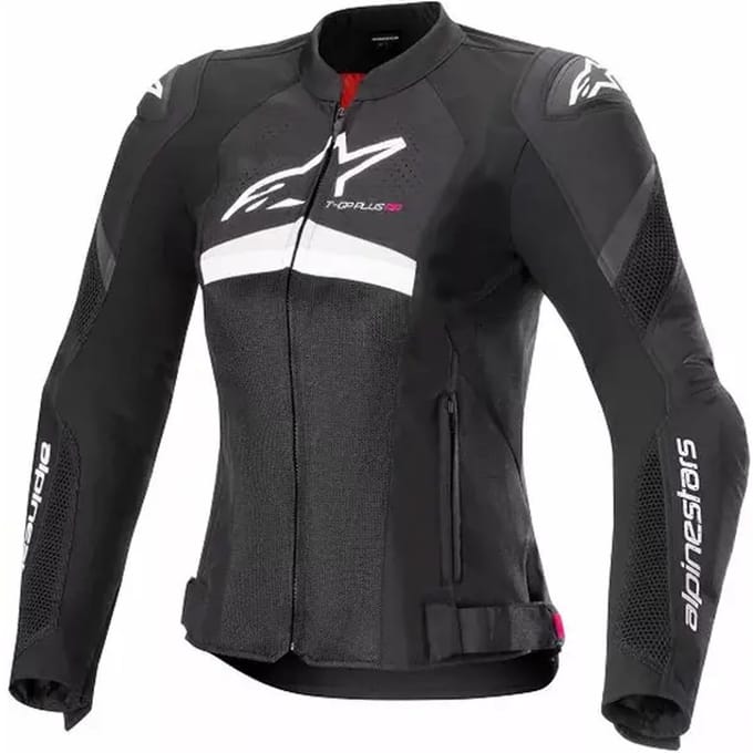Alpinestars Stella T-GP Plus R V4 Airflow Jas Zwart Wit - Jas