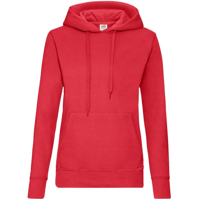 Dames Hoodie Fruit of the Loom Classic