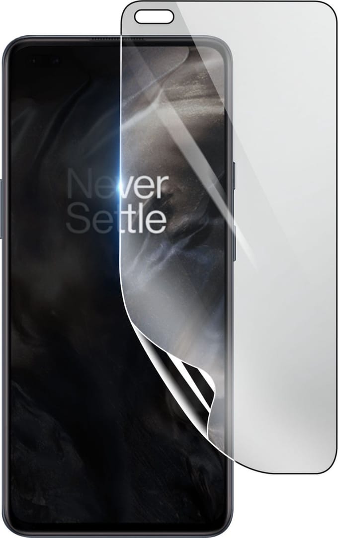 3mk, Geschikt voor Oneplus Nord, Schokbestendige Hydrogel Screenprotector, Transparant