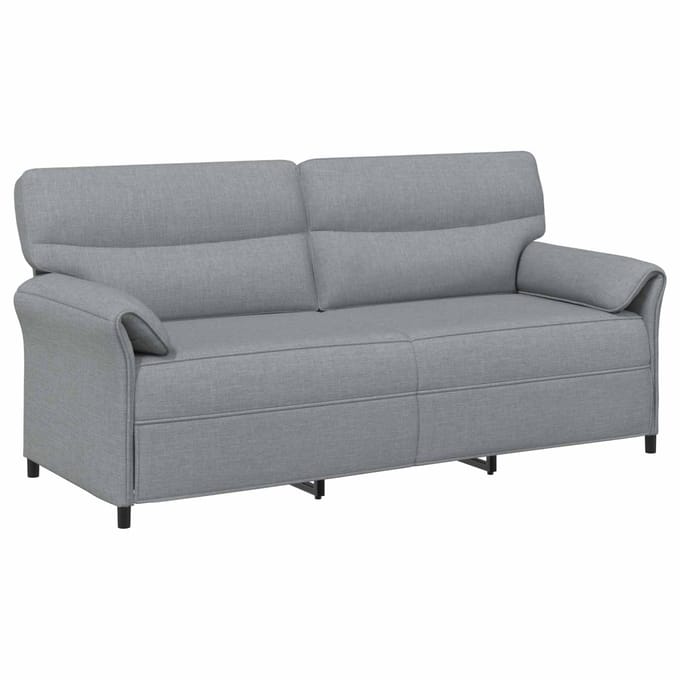 vidaXL - Bank - 100% - polyester - metalen - frame - MDF, - Multiplex