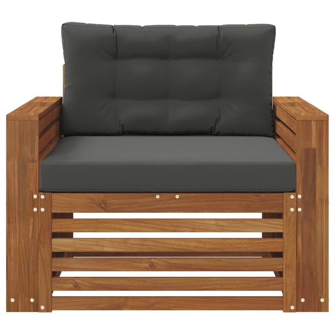 vidaXL - Buitensofa - Massief - Acacia - Hout - en - Polyester