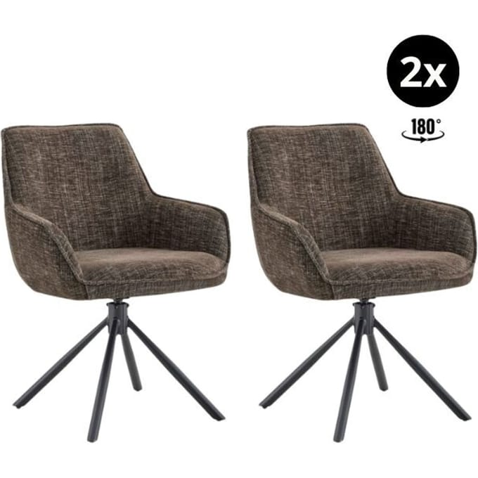 Multifurn Eetkamerstoel mika (set van 2)