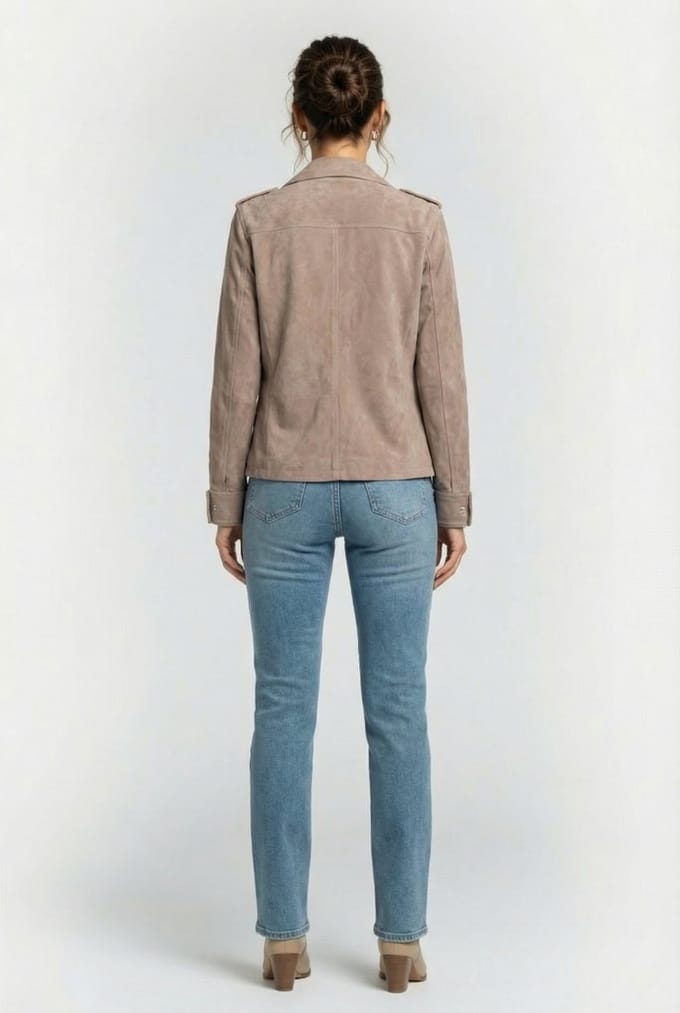IRO Paris Jorin Taupe Größe: L | Lederjacken Outlet | Damen | Schwarz