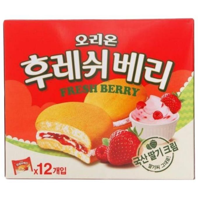 Orion Baies Fraîches 28g x 12ea (3 Options) Strawberry multi