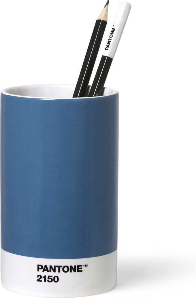 Pantone Pennenhouder 11 X 5 Cm Porselein Blauw