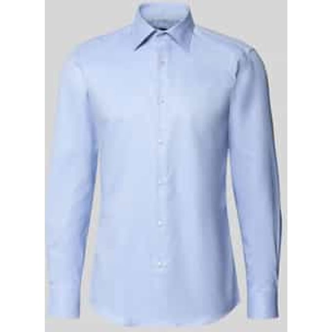 slim fit zakelijk overhemd van puur katoen model 'H-HANK-K'