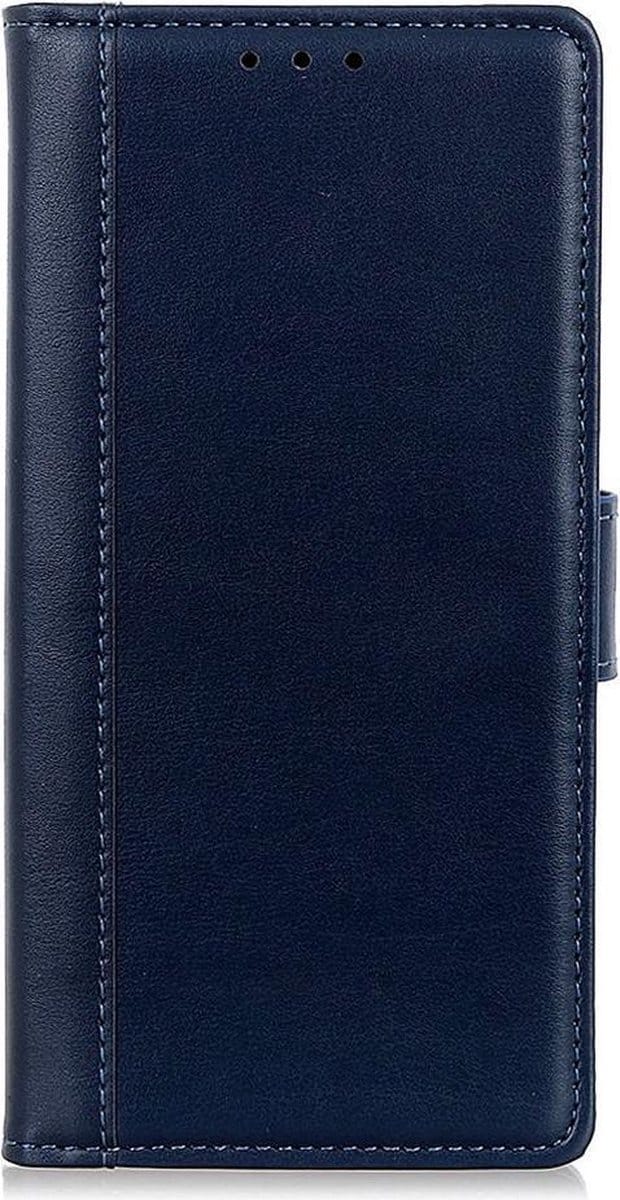 Shop4 - Samsung Galaxy A31 Hoesje - Wallet Case Grain Blauw