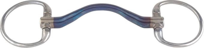Olijfbit voor paarden Trust Sweet Iron Eggbutt Medium Port 16