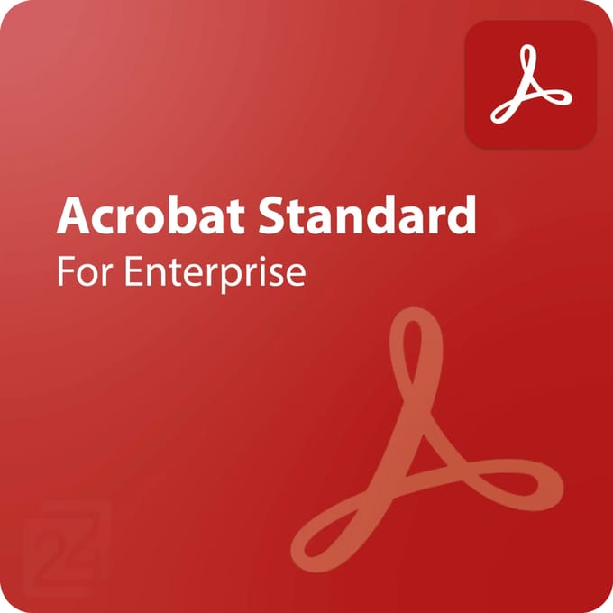 Adobe Acrobat Standard for Enterprise Corporate 1 - 9 Gebruiker(s) 1 - 9 Gebruiker(s)