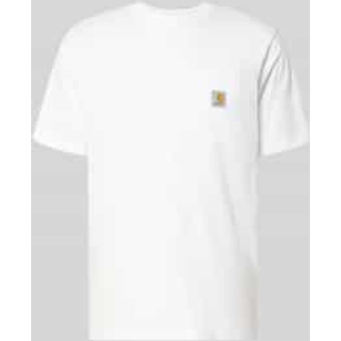 Regular Fit T-shirt met logo-patch