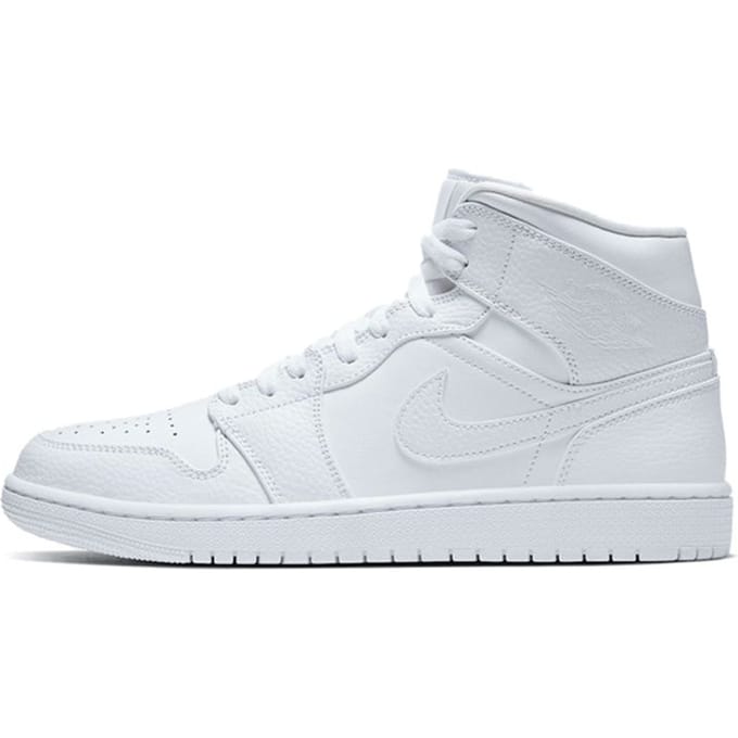 Nike - Sneakers - Unisex - Nike Air Jordan 1 Mid 'Triple White'