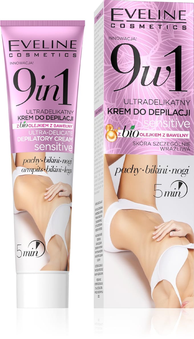 9w1 Sensitive ultra zachte ontharingscrème 125ml