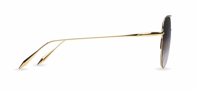 DITA titanium zonnebril uniseks GOUD | DITA MODDICT DTS144-A-01 maat 63