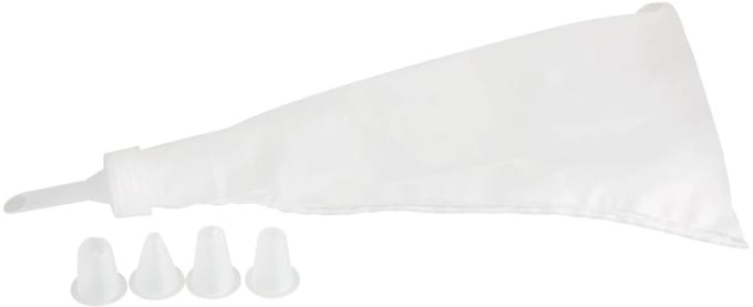 Spuitzak en 5 plastic spuitmondjes 28 cm Zenker Smart Pastry