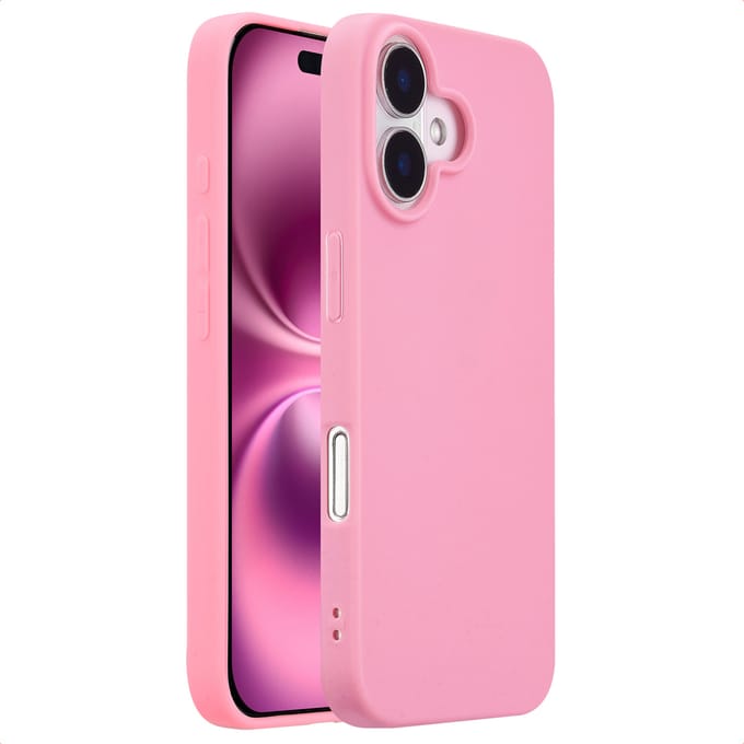 imoshion Hoesje - Geschikt voor Apple iPhone 16 - Color Backcover - Bubblegum Pink