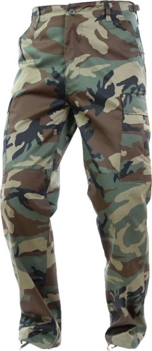 Mil-Tec BDU Verstevigde Camouflagebroek - Woodland - L