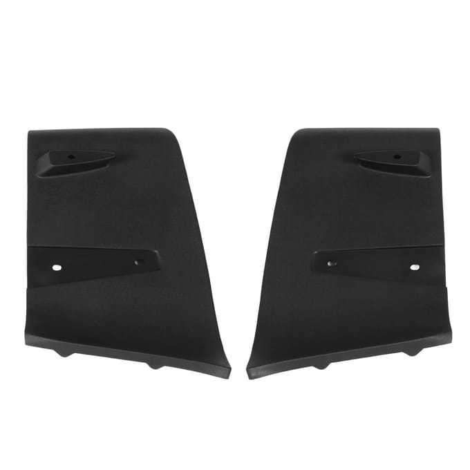 2 stuks Achterbumper Diffuser Valance Links Rechts Vervanging voor Ford Mustang GT Model 2018?2020 black