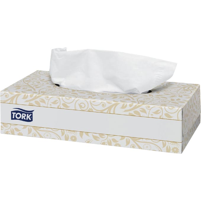 Tork Extra Zachte Facial Tissues 2-laags Wit F1 Premium 1 doos