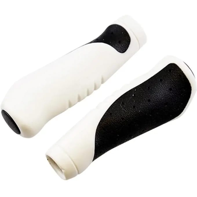 Paar ergonomische handgrepen met pluggen Clarks Cycle Systems