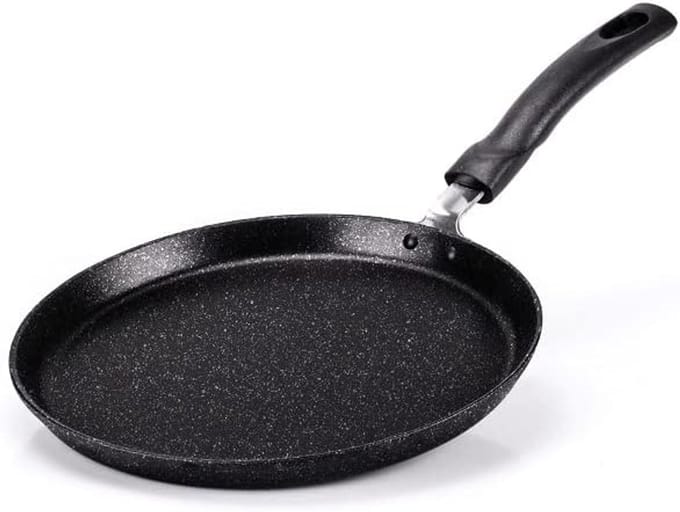 Pannenkoekenpan - Crêpe pan - Lekker koken - Artech Stone coating - 25 cm - Zwart